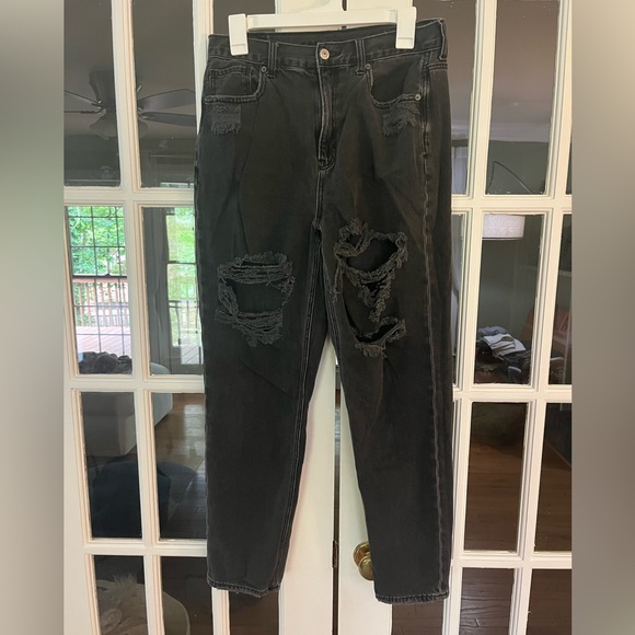 American Eagle Outfitters Denim - American Eagle Black Ripped Jeans